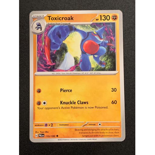 Toxicroak | 115/193 | Uncommon