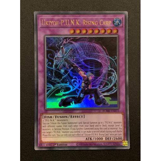 Ukiyoe-P.U.N.K. Rising Card | BLMR-EN072 | 1st Edition | Ultra Rare