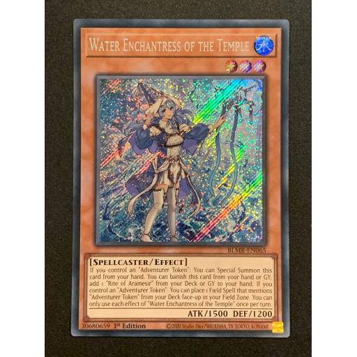 Water Enchantress of the Temple | BLMR-EN065 | 1st Edition | Secret Rare