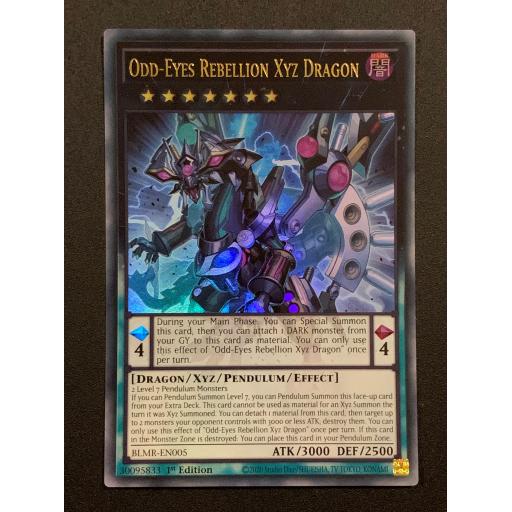 Odd-Eyes Rebellion Xyz Dragon | BLMR-EN005 | 1st Edition | Ultra Rare