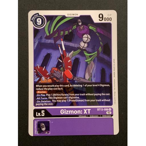 Gizmon: XT | BT13-086 U