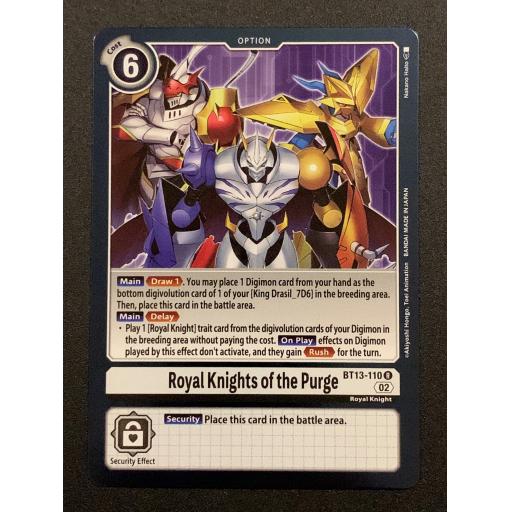 Royal Knights of the Purge | BT13-110 R