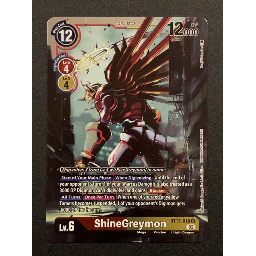 ShineGreymon | BT13-018 R