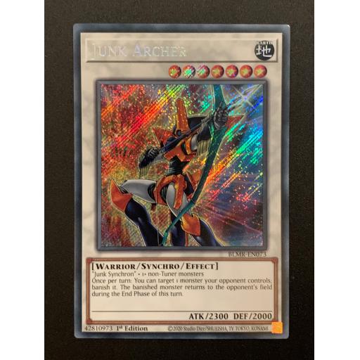 Junk Archer | BLMR-EN073 | 1st Edition | Secret Rare