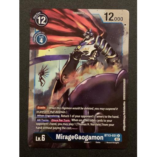 MirageGaogamon | BT13-031 R