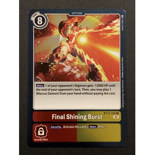 Final Shining Burst | BT13-104 R