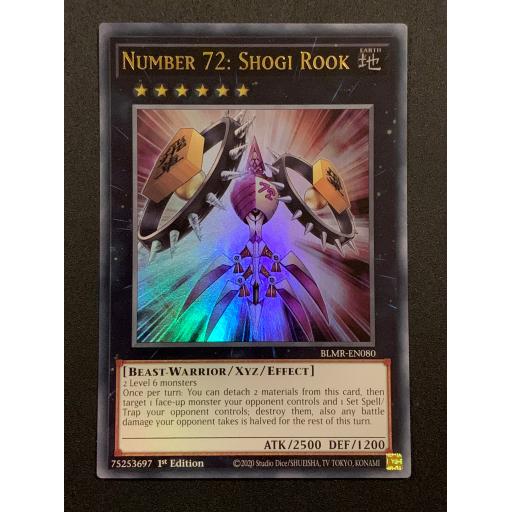 Number 72: Shogi Rook | BLMR-EN080 | 1st Edition | Ultra Rare