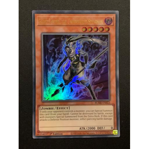 Ghost Lancer, The Underworld Spearman | BLMR-EN023 | 1st Edition | Ultra Rare