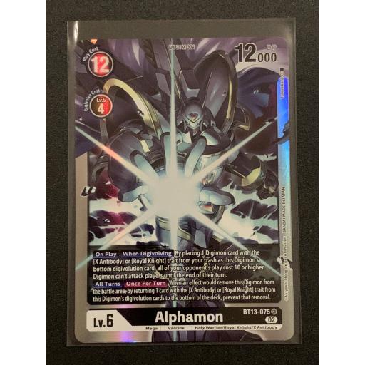 Alphamon | BT13-075 SR