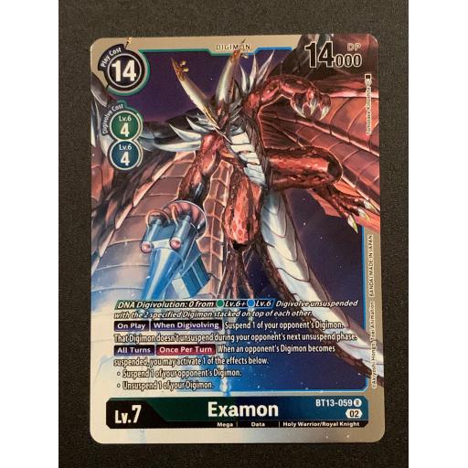 Examon | BT13-059 R