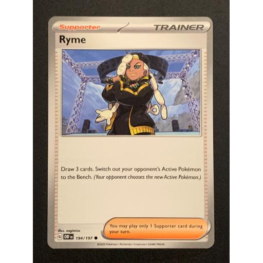 Ryme | 194/197 | Common