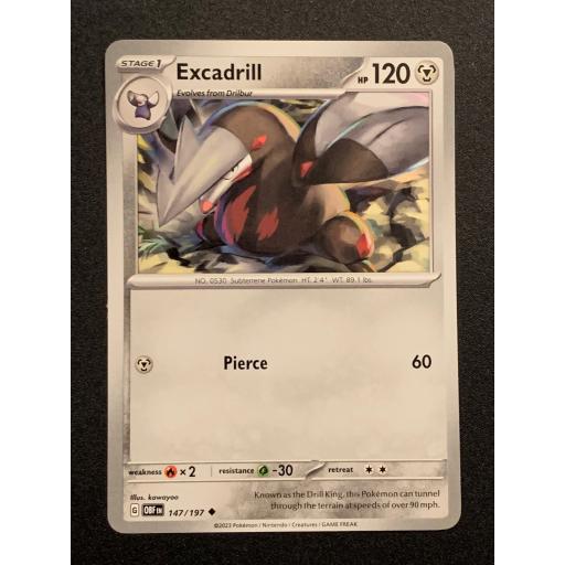 Excadrill | 147/197 | Uncommon