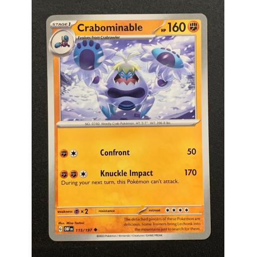 Crabominable | 115/197 | Uncommon