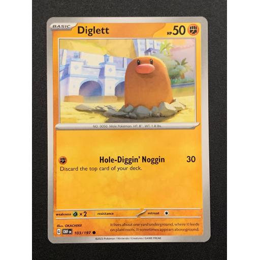Diglett | 103/197 | Common