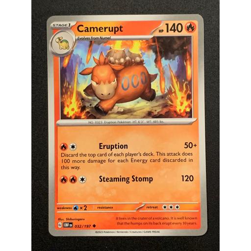 Camerupt | 032/197 | Uncommon