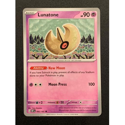 Lunatone | 092/197 | Uncommon