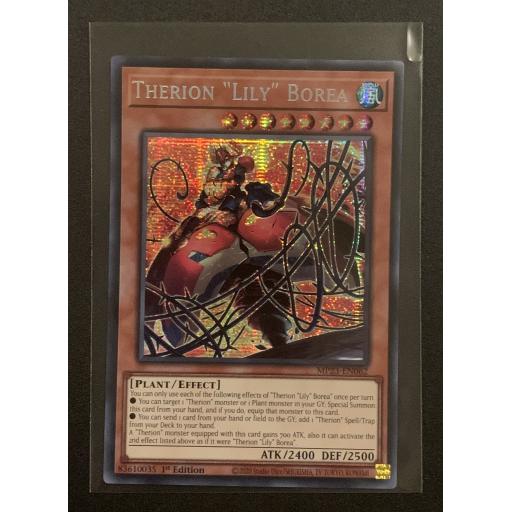 Therion "Lily" Borea | MP23-EN062 | 1st Edition | Prismatic Secret Rare