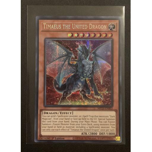 Timaeus the United Dragon | MP23-EN003 | 1st Edition | Prismatic Secret Rare