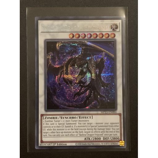 Skeletal Dragon Felgrand | MP23-EN084 | 1st Edition | Prismatic Secret Rare