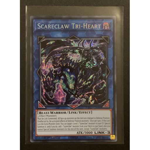 Scareclaw Tri-Heart | MP23-EN088 | 1st Edition | Prismatic Secret Rare