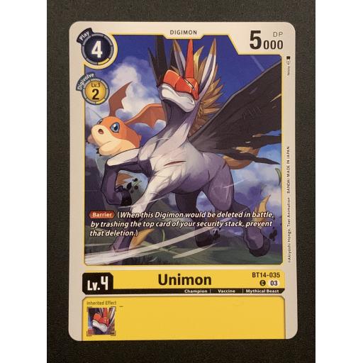 Unimon | BT14-035 | Common