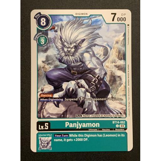 Panjyamon | BT14-052 | Common