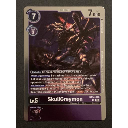 SkullGreymon | BT14-076 | Rare