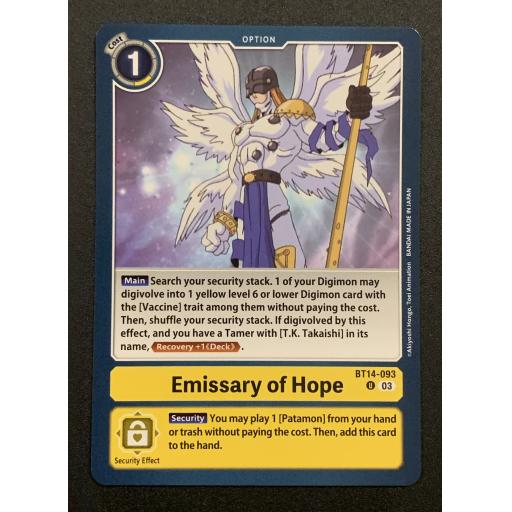 Emissary of Hope | BT14-093 | Uncommon