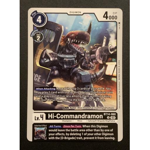 Hi-Commandramon | BT14-060  | Uncommon