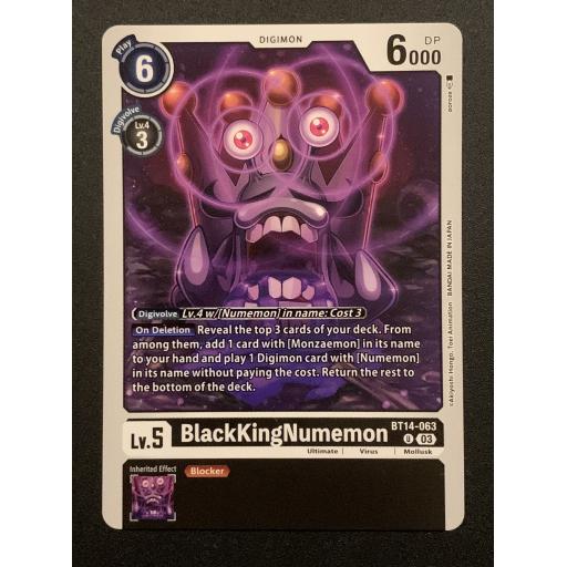 BlackKingNumemon | BT14-063 | Uncommon