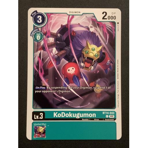 KoDokugumon | BT14-043 | Common