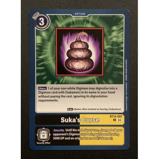 Suka's Curse | BT14-097 | Uncommon