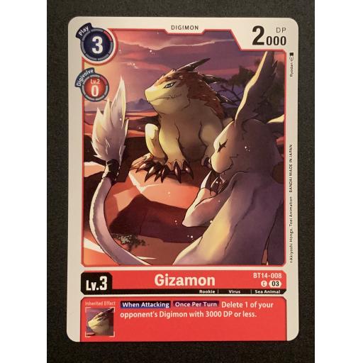 Gizamon | BT14-008 | Common