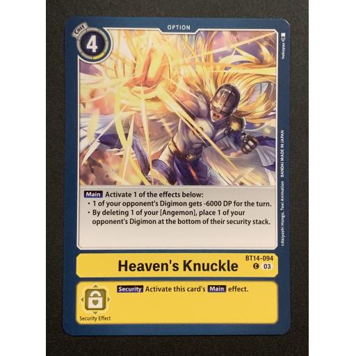 Heaven's Knuckle | BT14-094 | Common