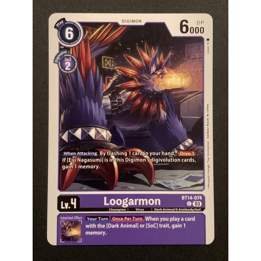 Loogarmon | BT14-074 | Common