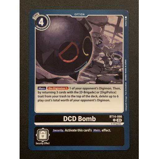 DCD Bomb | BT14-098 | Common