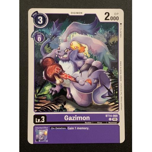 Gazimon | BT14-069 | Common