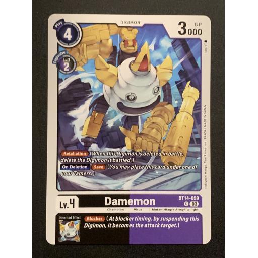 Damemon | BT14-059 | Common