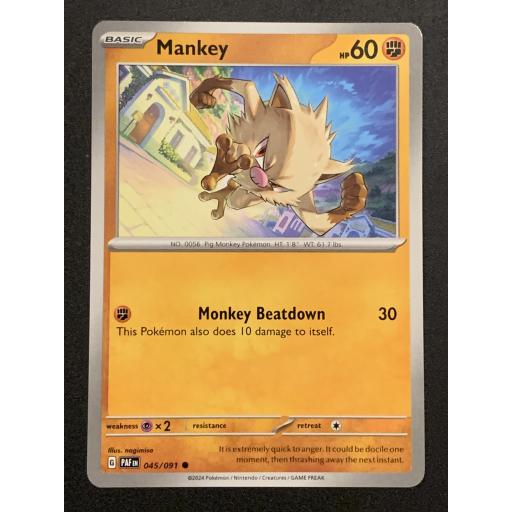 Mankey | 045/091 | Common