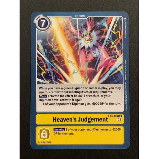 Heaven's Judgement | EX4-068 C