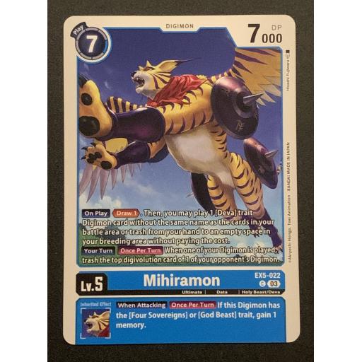 Mihiramon | EX5-022 C