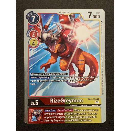 RizeGreymon | EX4-009 R