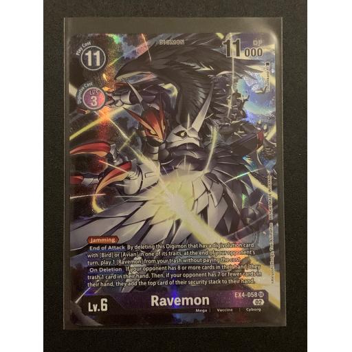 Ravemon (Alt Art) | EX4-058 SR