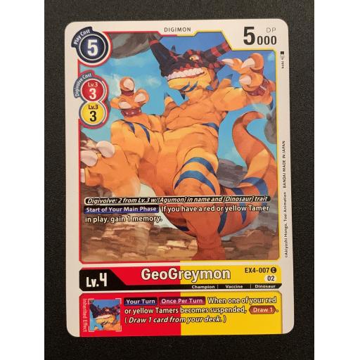 GeoGreymon | EX4-007 C