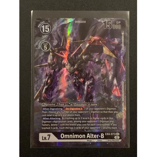 Omnimon Alter-B (Alt Art) | EX4-073 SEC