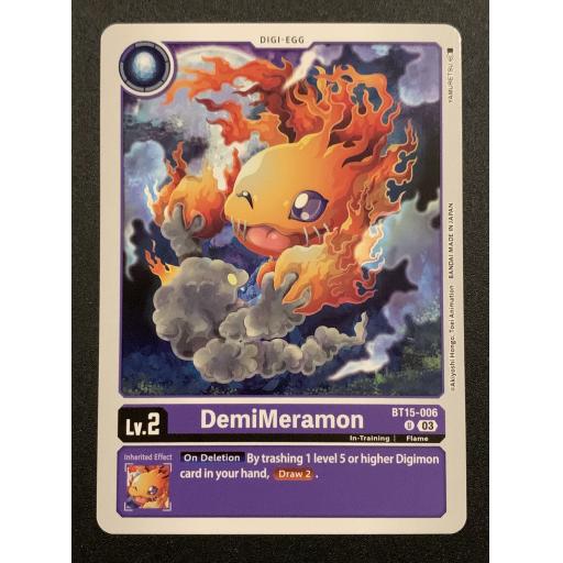 DeminMeramon | BT15-006 U