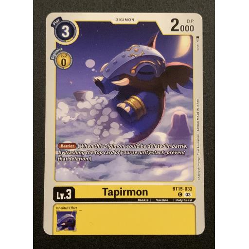 Tapirmon | BT15-033 C