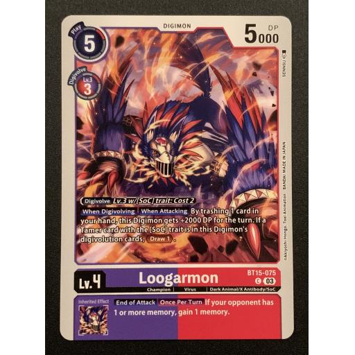 Loogarmon | BT15-075 C