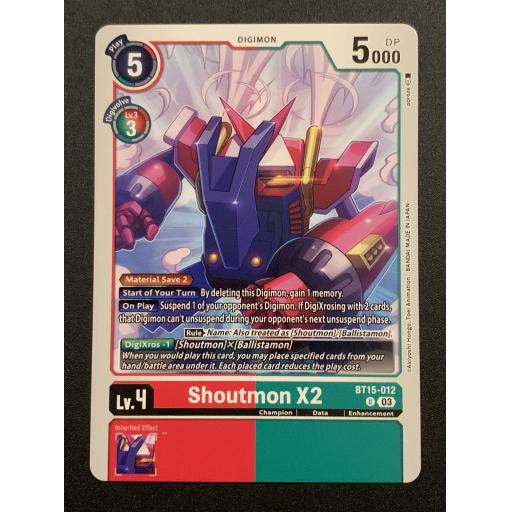 Shoutmon X2 | BT15-012 U