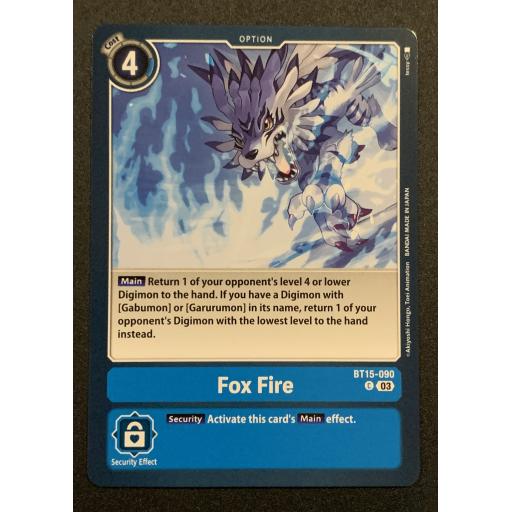 Fox Fire | BT15-090 C